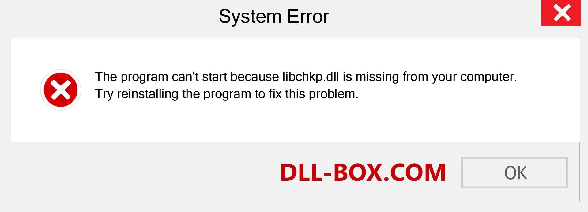  libchkp.dll file is missing?. Download for Windows 7, 8, 10 - Fix  libchkp dll Missing Error on Windows, photos, images